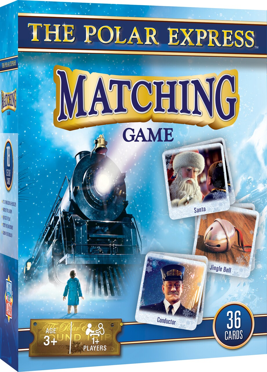 MasterPieces Officially Licensed Polar Express Picture Matching Card Game for Kids and Families